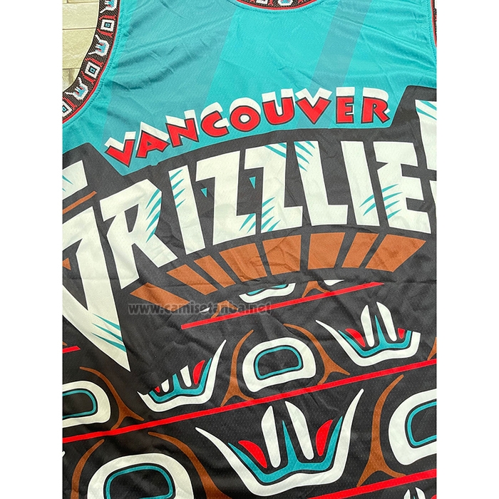 Camiseta Memphis Grizzlies Ja Morant #12 Mitchell & Ness Big Face Verde